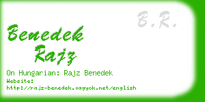 benedek rajz business card